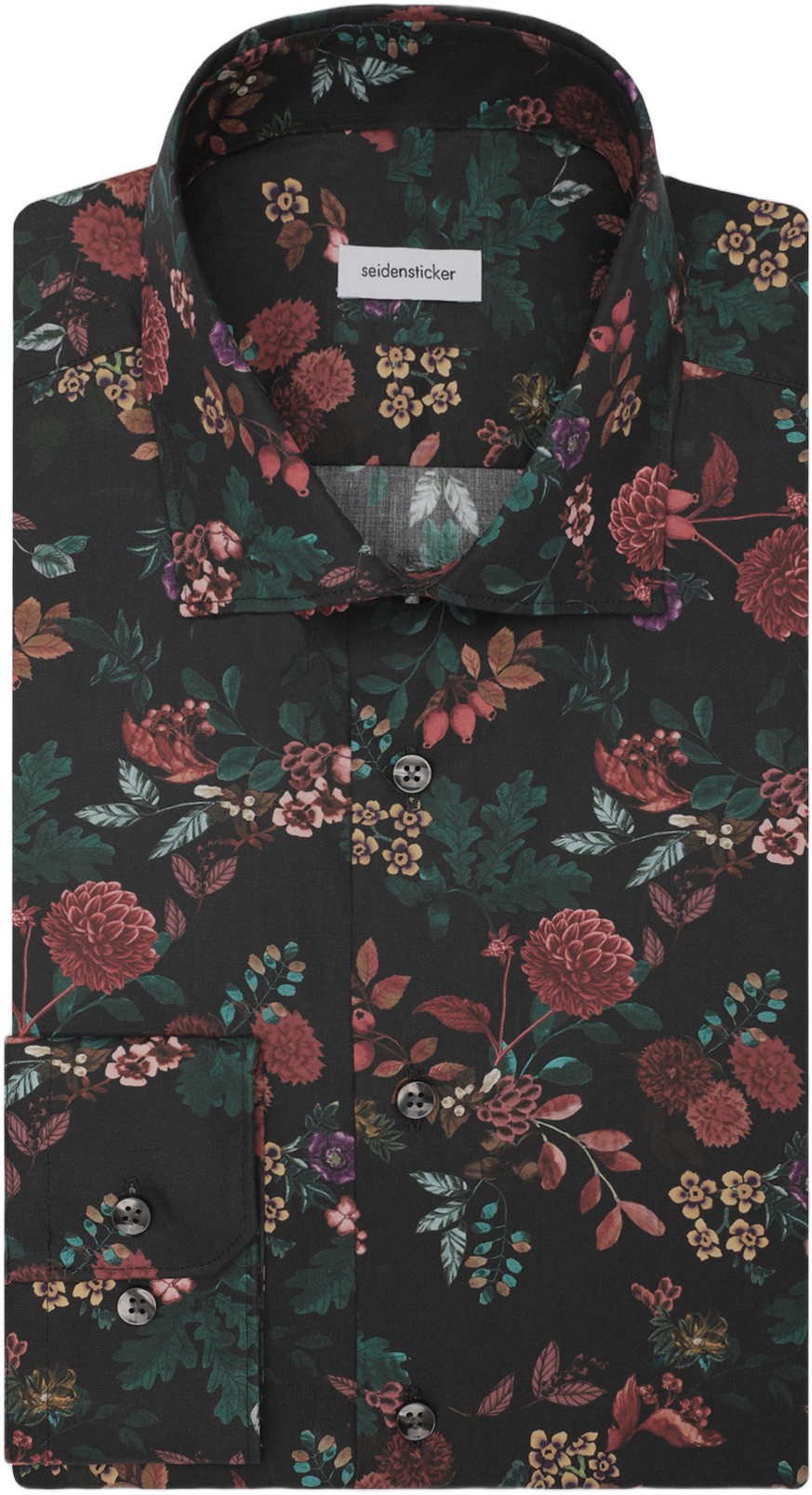 Business Shirt Regular 1/1 Kentcollar Floral