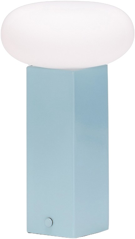 Low Portable Lamp Blue