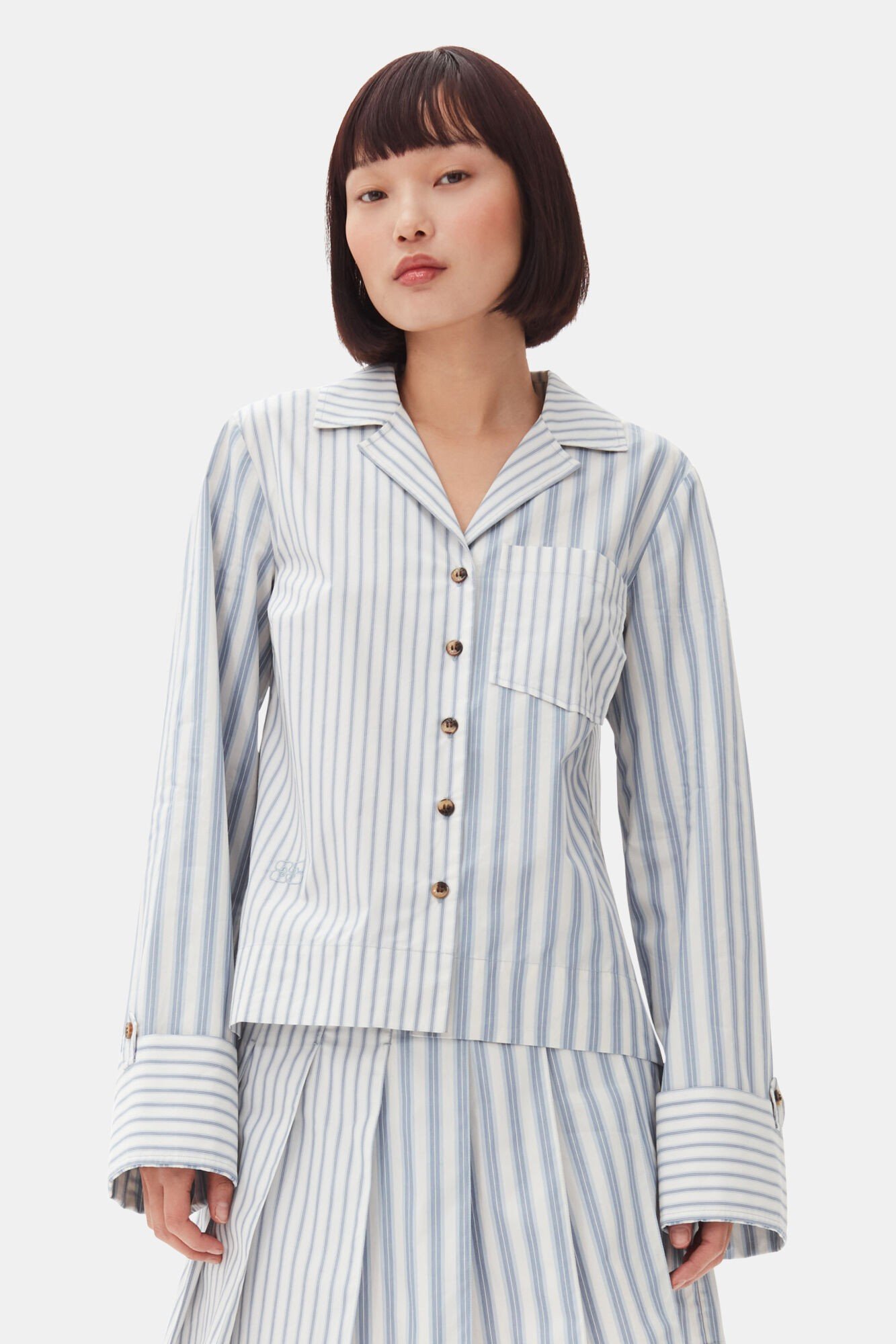 Stripe Cotton Shirt