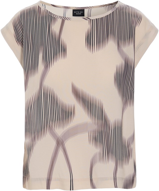 Haru Rundhalset Bluse