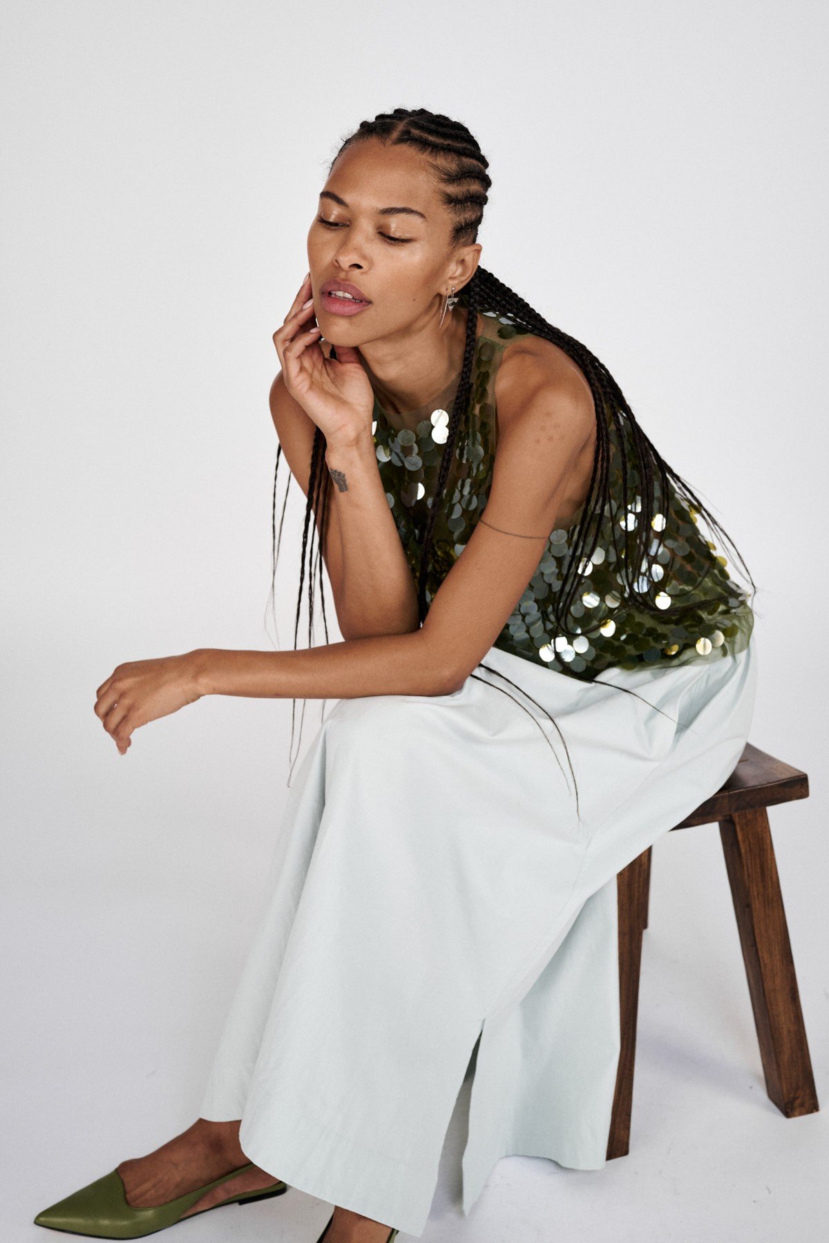 Clover Sequins Tank top Lilos