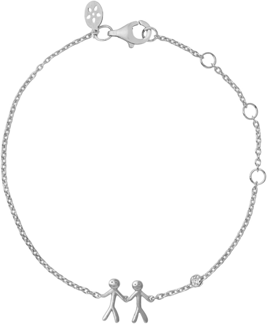 Together My Love 2 Bracelet Silve