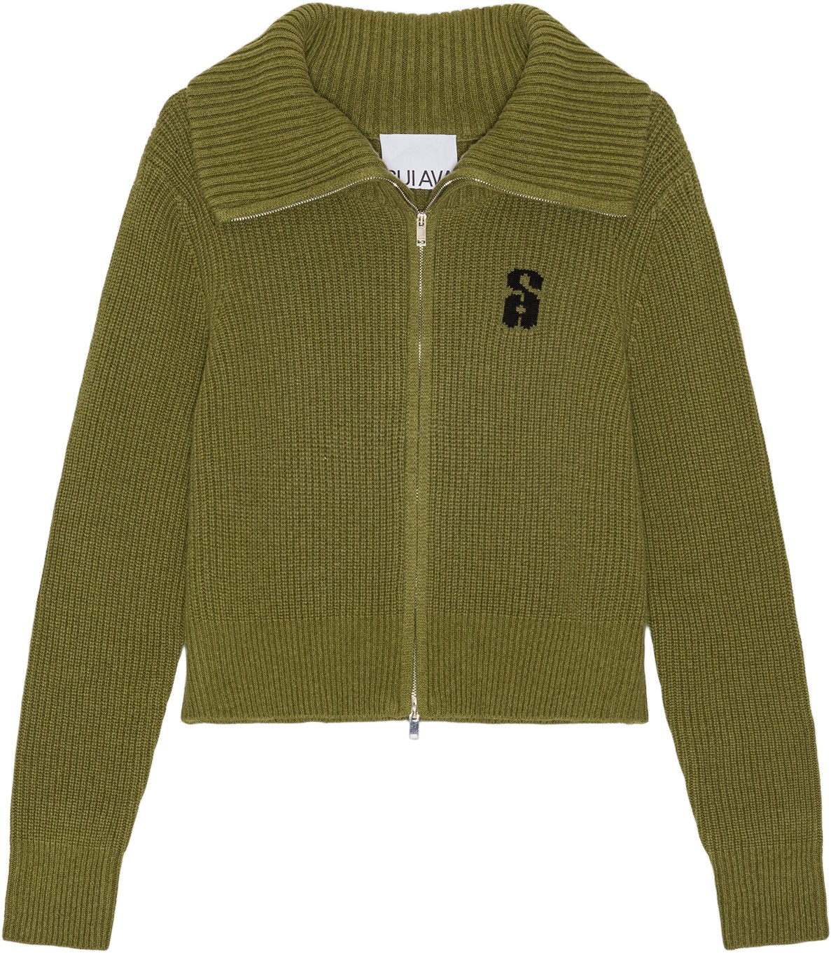 Twoway Zip Wool Knit