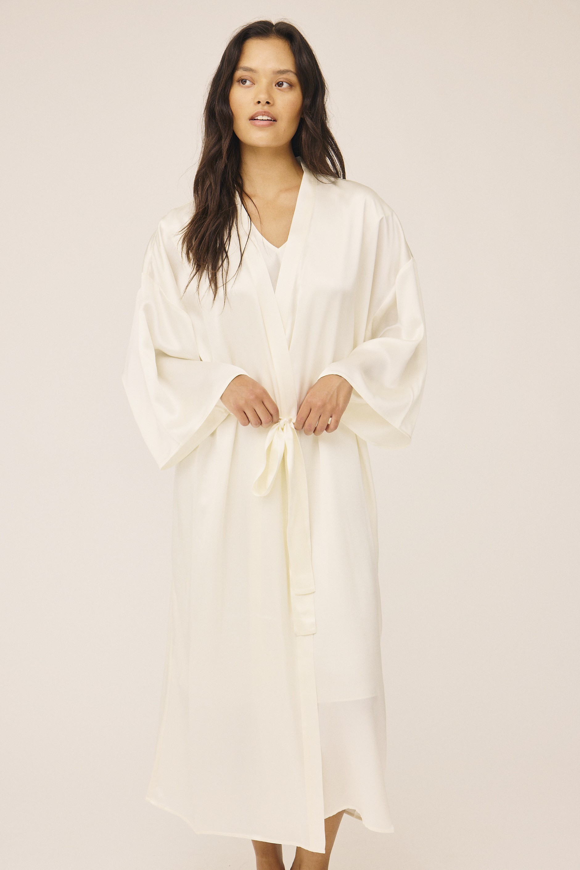 Moon 14 G Long Kimono, 100% Silk