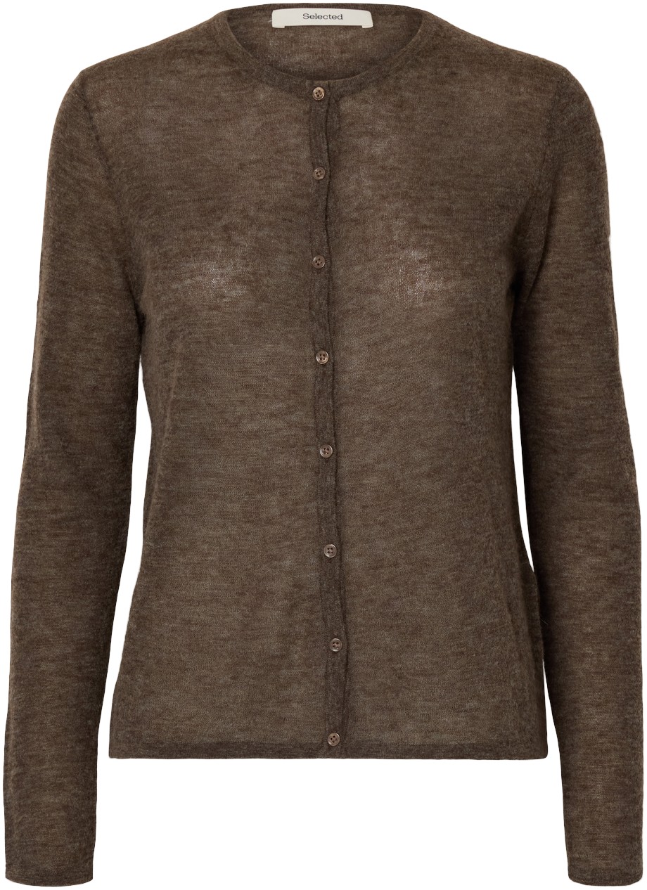 Slfshirley LS Knit Oneck Cardigan