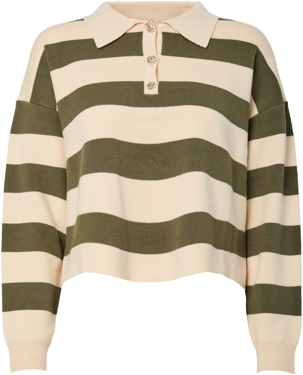 Pcjassy LS Short Polo Knit D2D