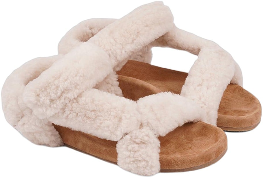 Rovenna Shearling Trecking Sandal