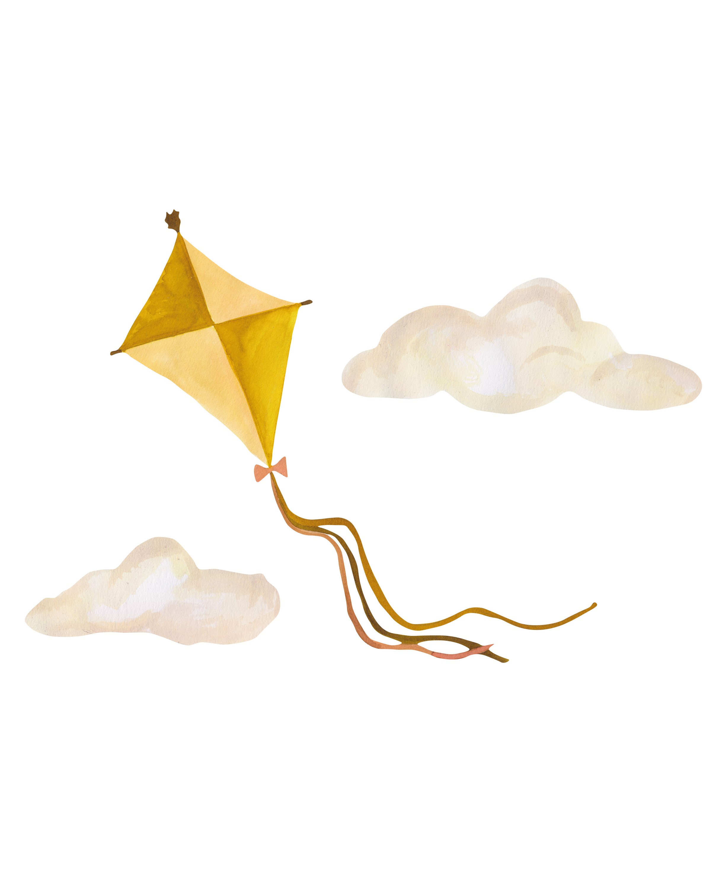 Wallsticker Drage, Lille