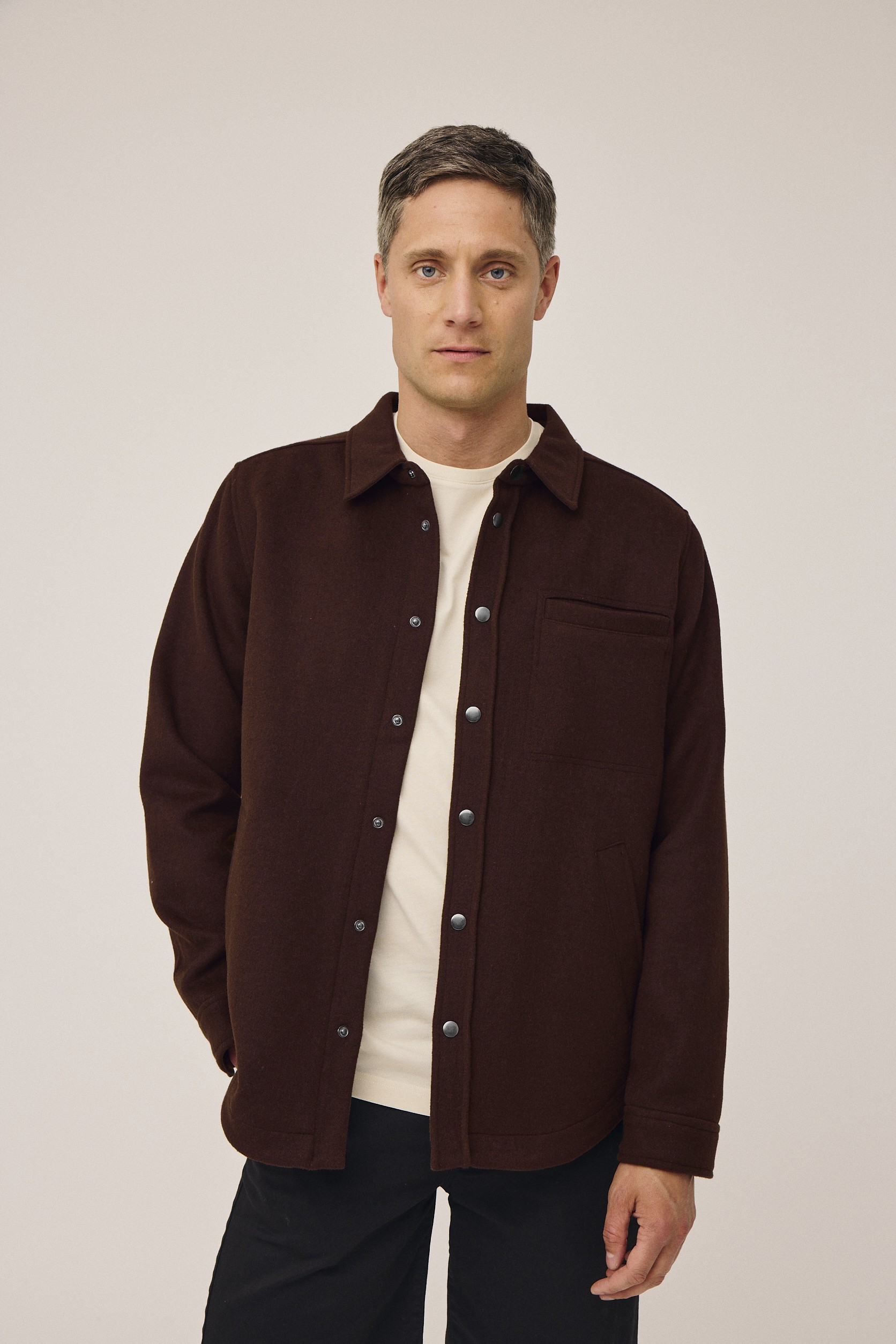 Grant 1 Overshirt Uldmix