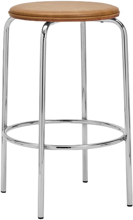 Bar Stool, Hdcomma, Cognac, Chro