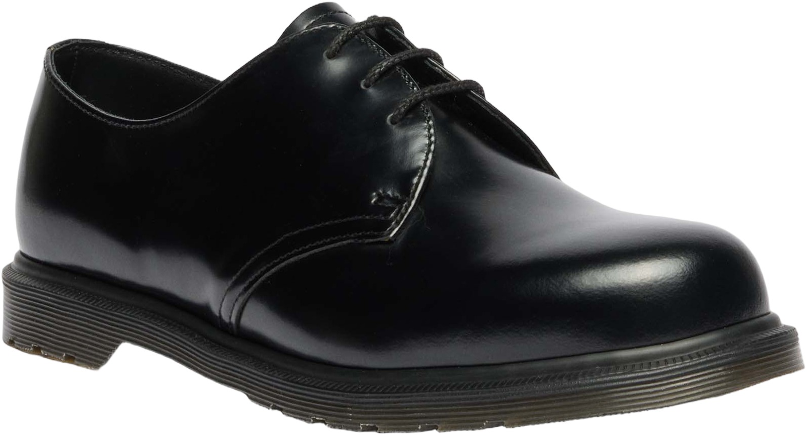 Mayfare Shoe Black Polished Smooth