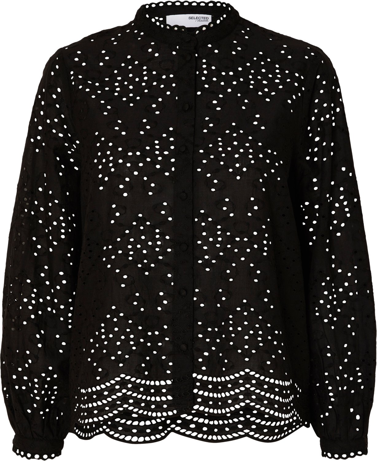 Slftatiana L/S Embr Shirt Noos