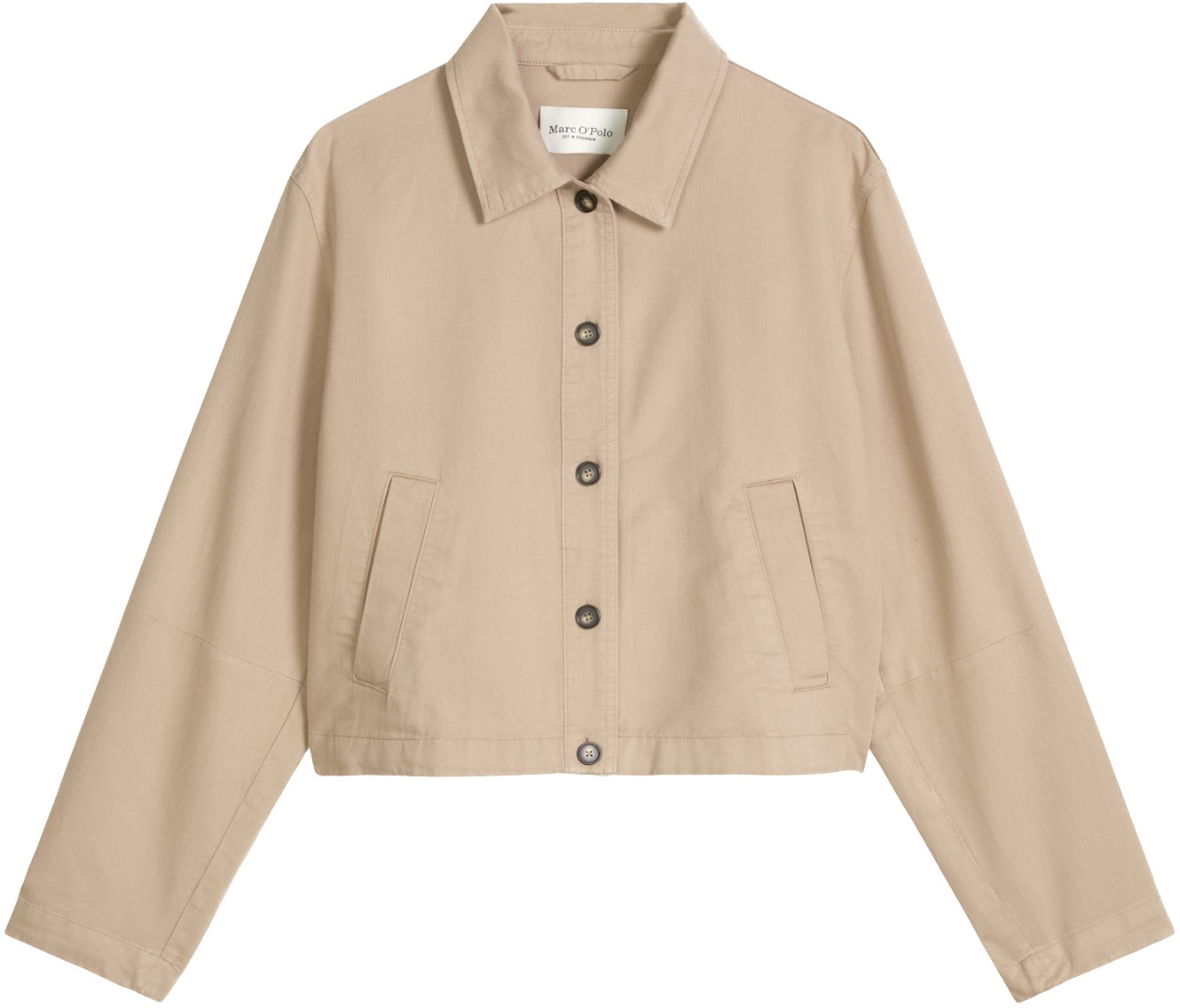 Indoor Jacket, Aline, Shirt Collar