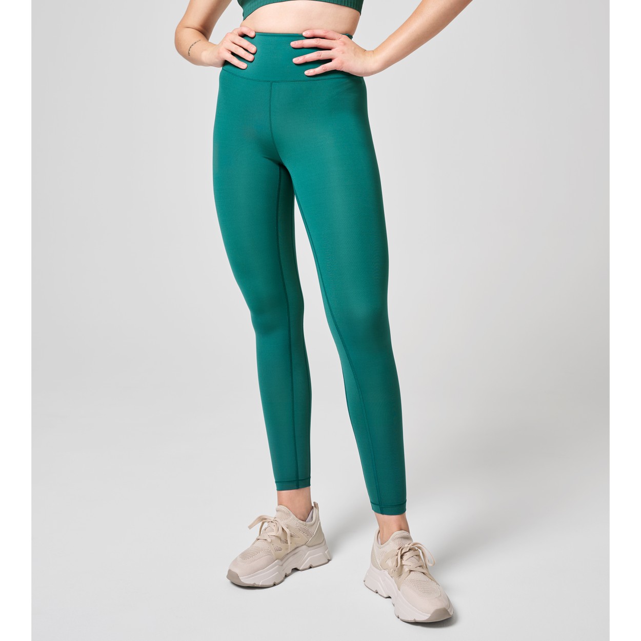 Seamless Rib High Waist Trænings Tights