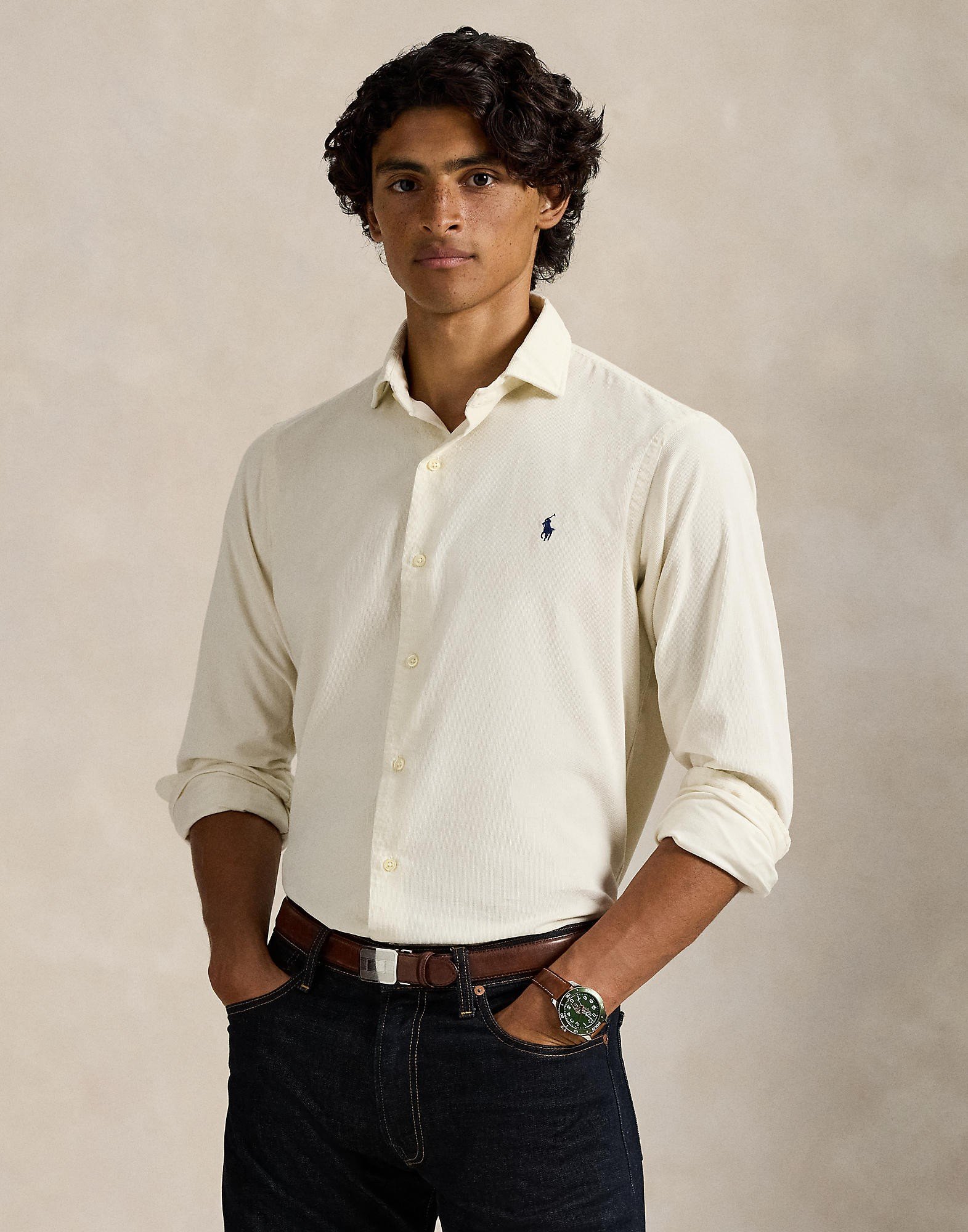 Custom Fit Corduroy Shirt