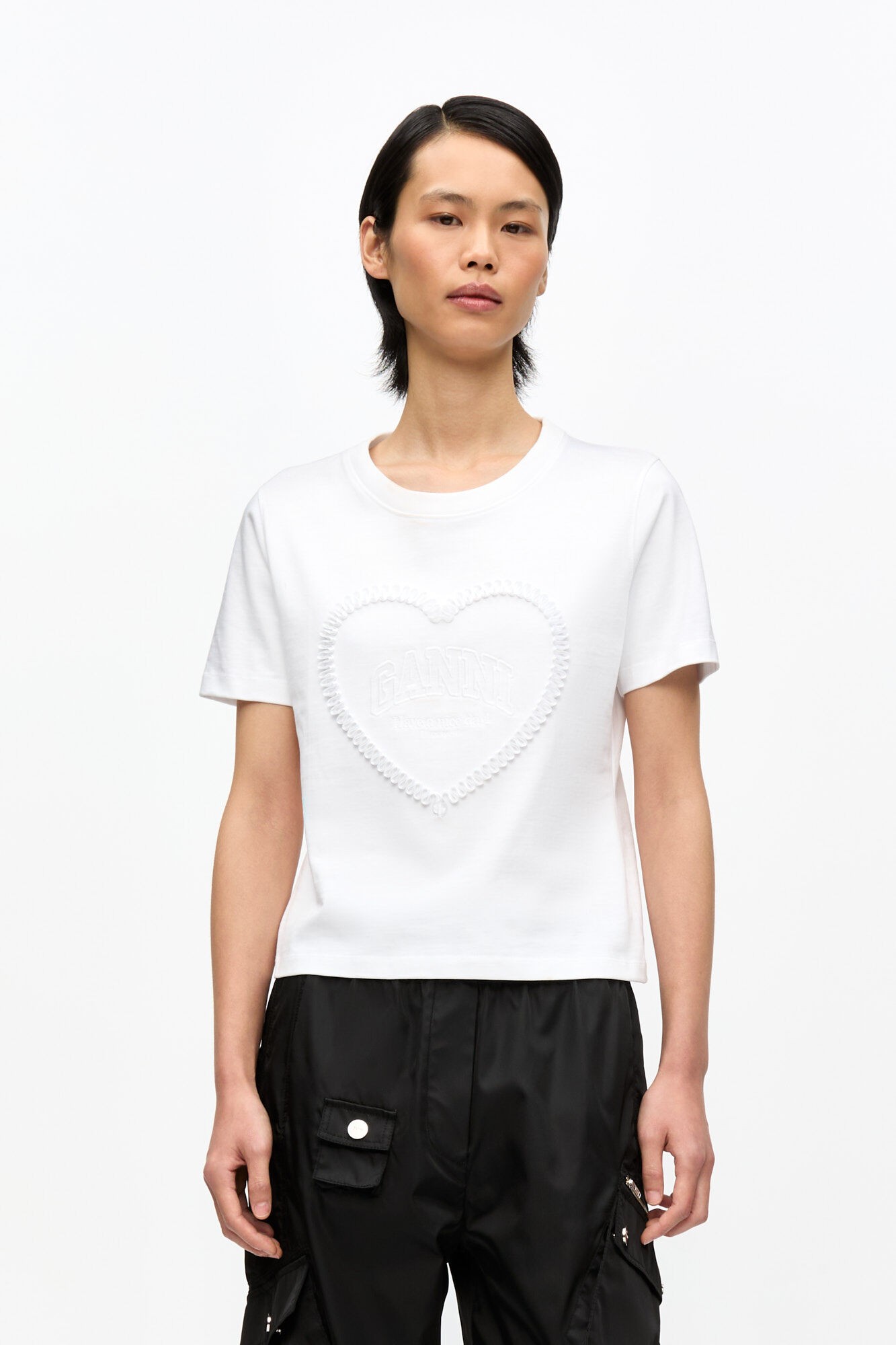 Heavy Cotton Heart Small Tshirt