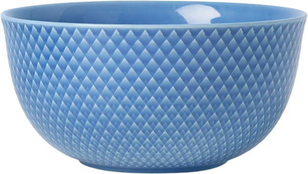 Rhombe Serveringsskål É17,5 cm blå Porcelæn