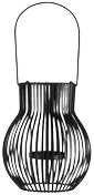 Upside Down Lantern, Outdoor, Medium, Black