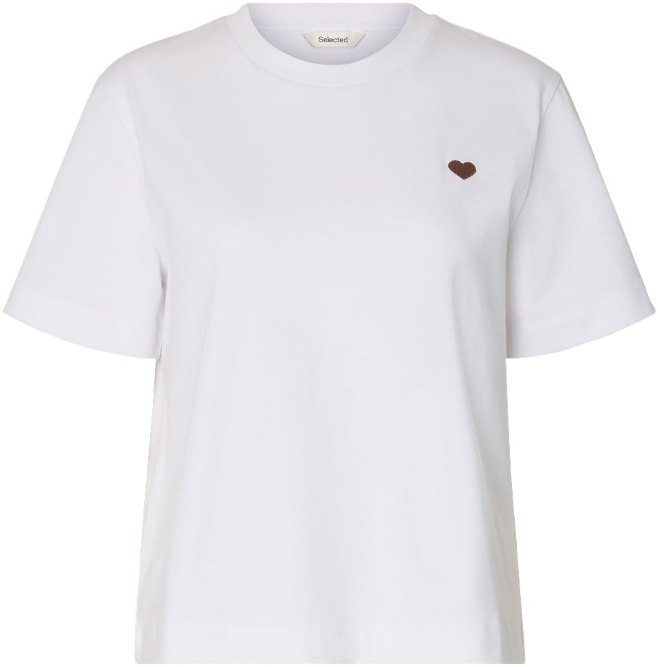 Slfella SS EMB Boxy TEE FT