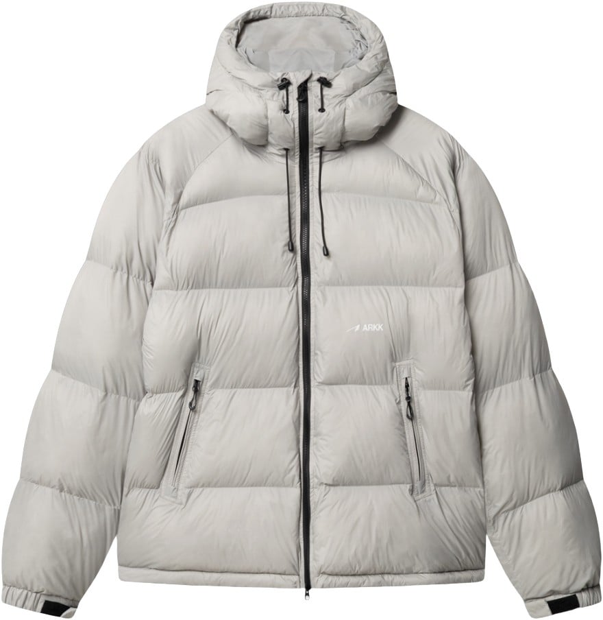 Arkk Logo Puffer Grey