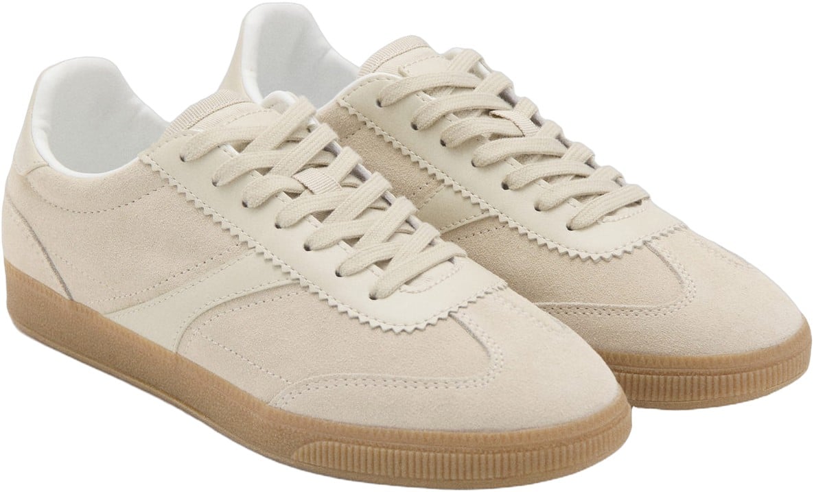 Leather Mixed Sneakers