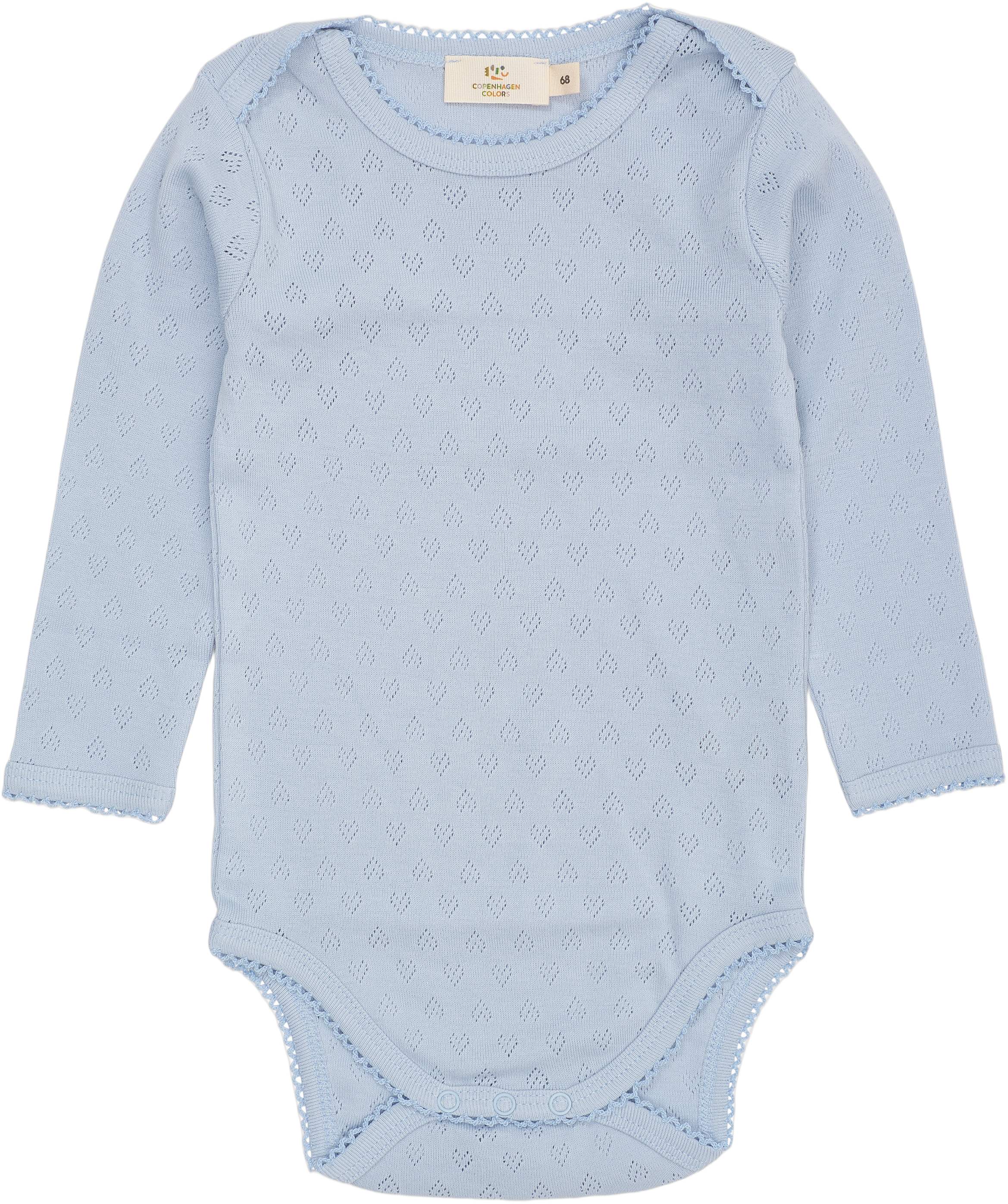 Pointelle Heart Lapneck Body LS