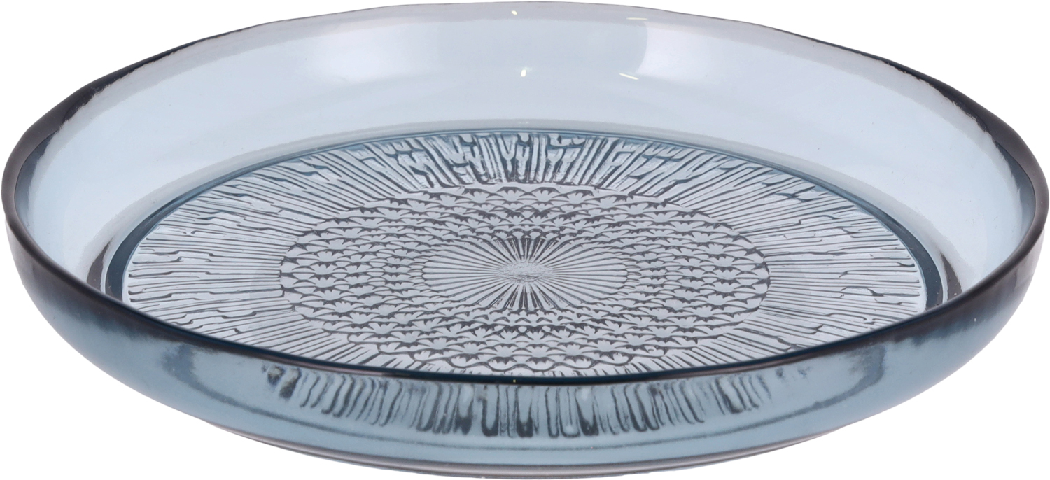 Glastallerken Kusintha 18 cm Blå