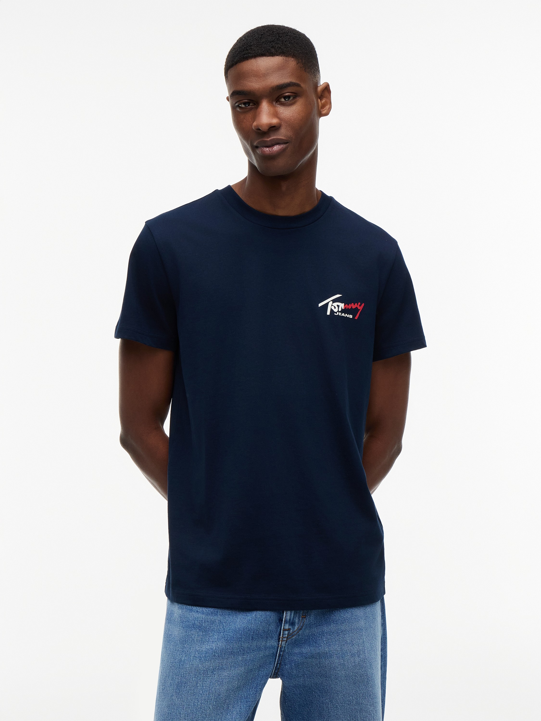 Signature Logo Slim Jersey Tshirt