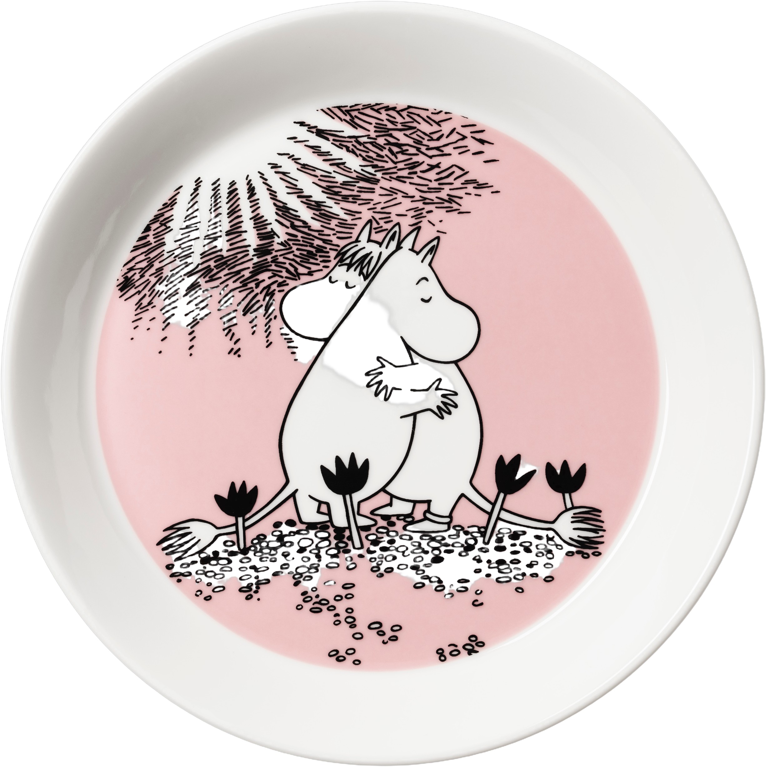 Moomin Plate 19cm Love 30