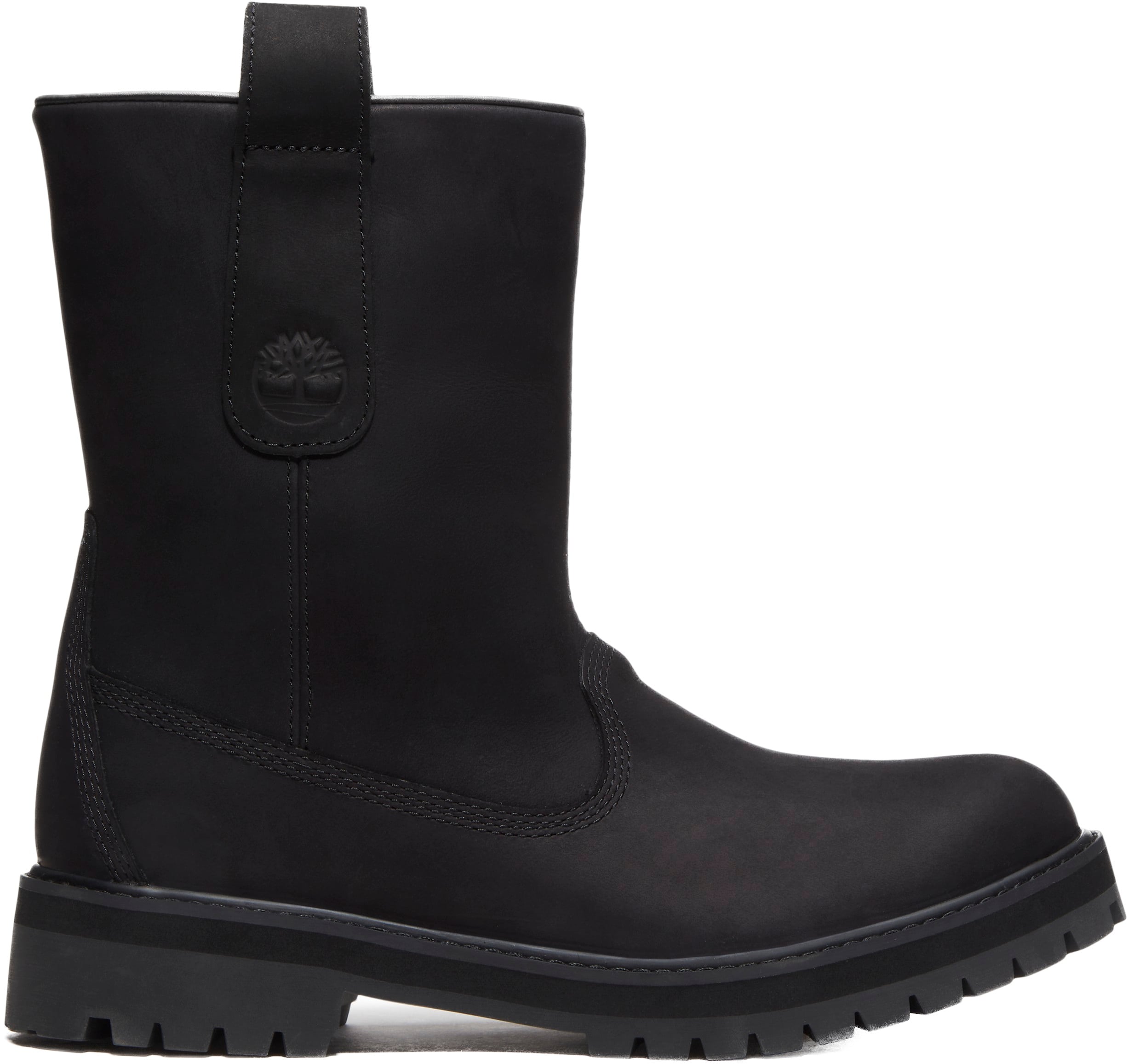 Hrtg MID Pull ON Boot Black, Wide