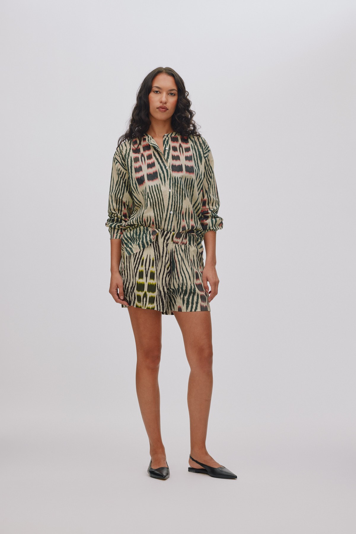 Ikat Voile Shirt Sibyl