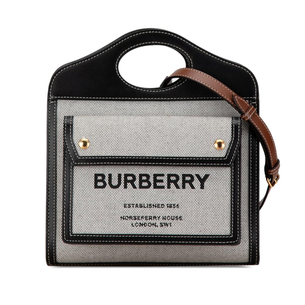 Burberry Vintage Beige Handbag L 15cm x W 31cm God Stand