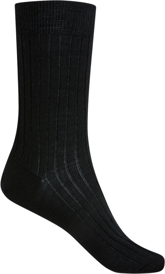 100% Ribbed Wool Socks