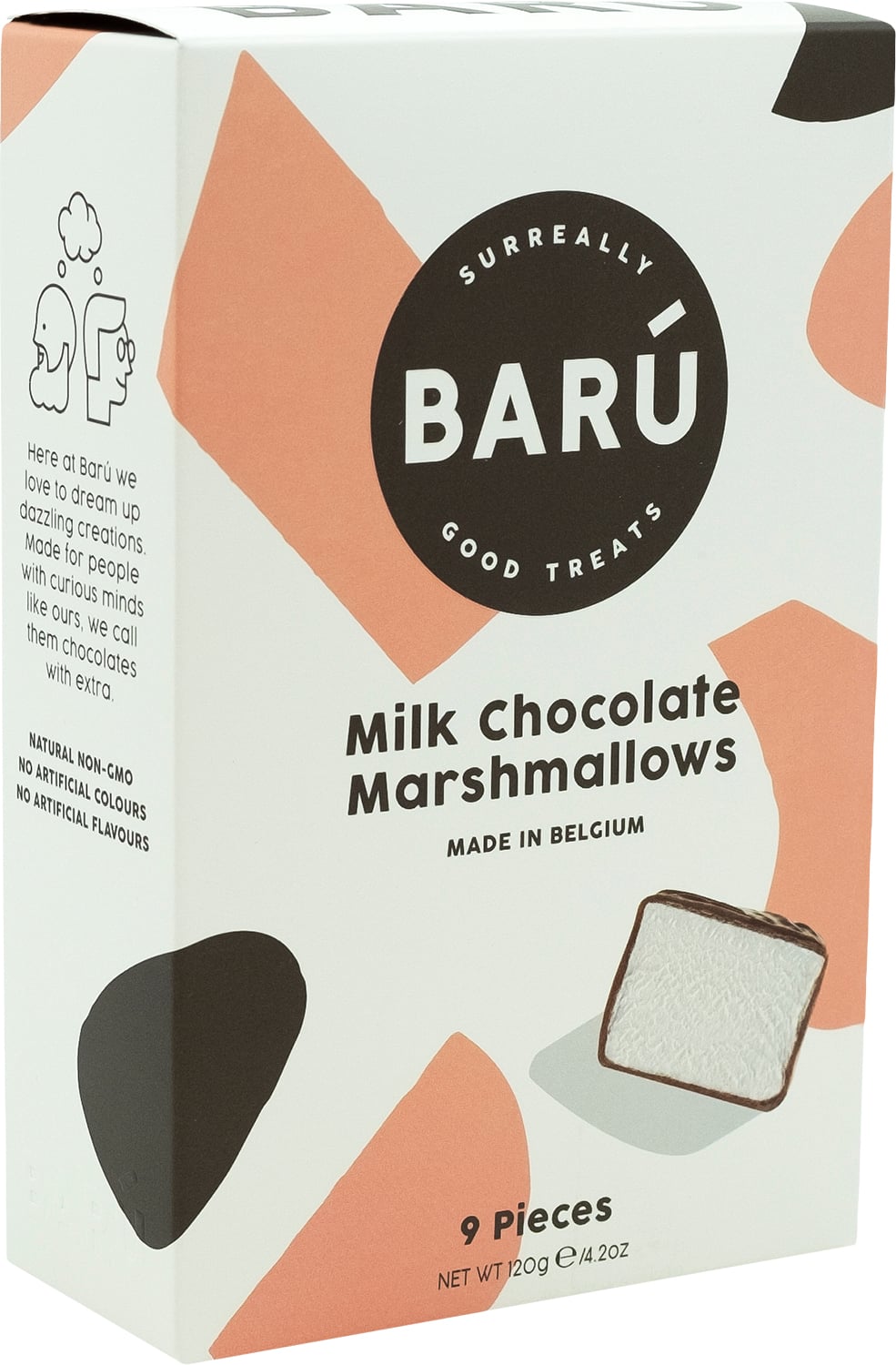 Milk Chocolate Marshmallows 120 gr