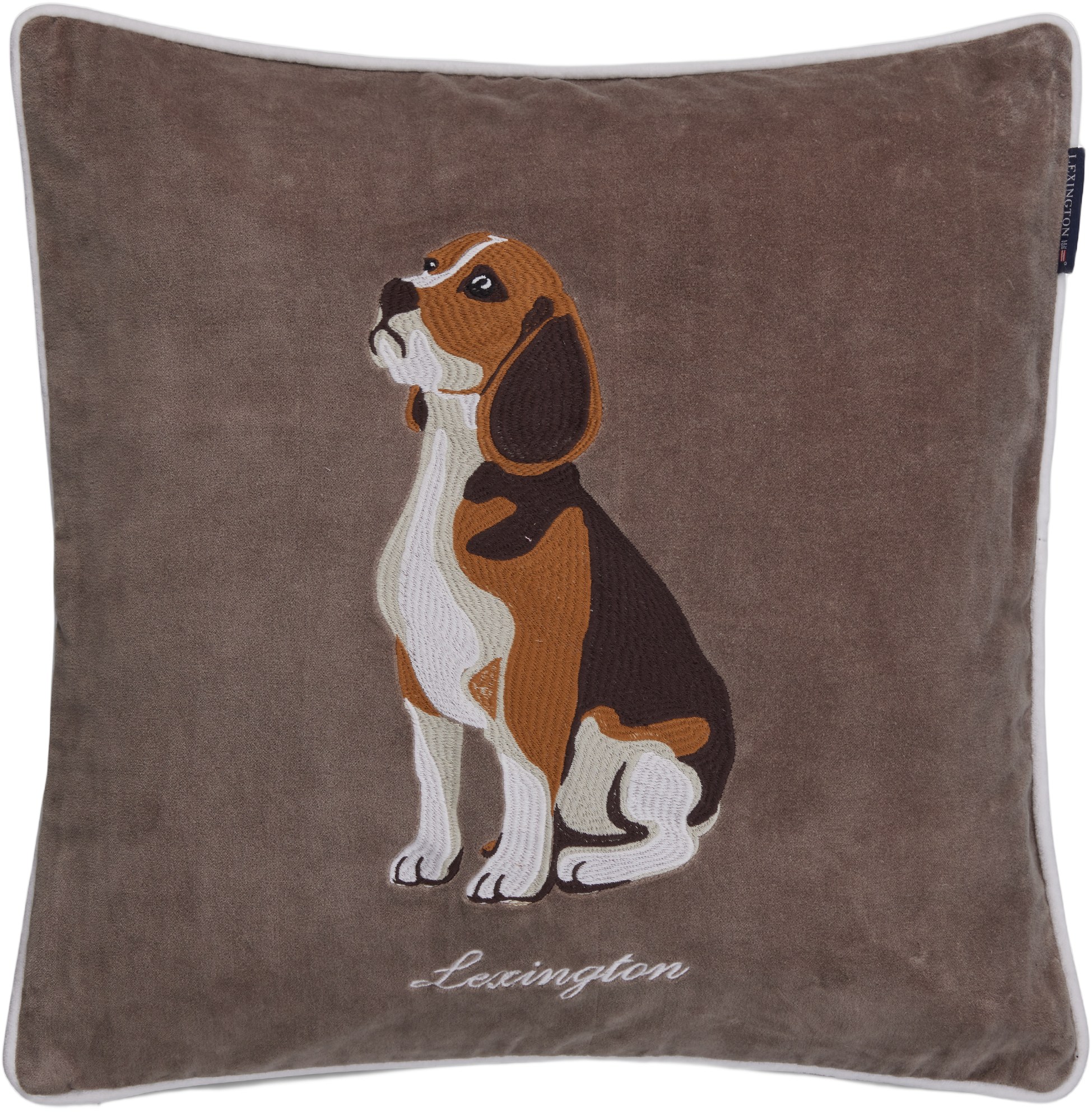 Dog Organic Cotton Velvet Pillow Cover