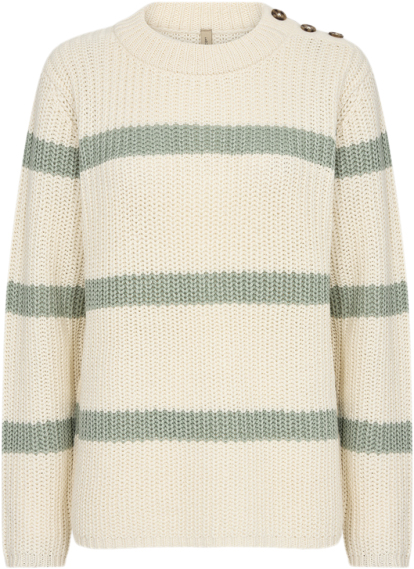 Scremone Stripe 32 Pullover Lysegrøn