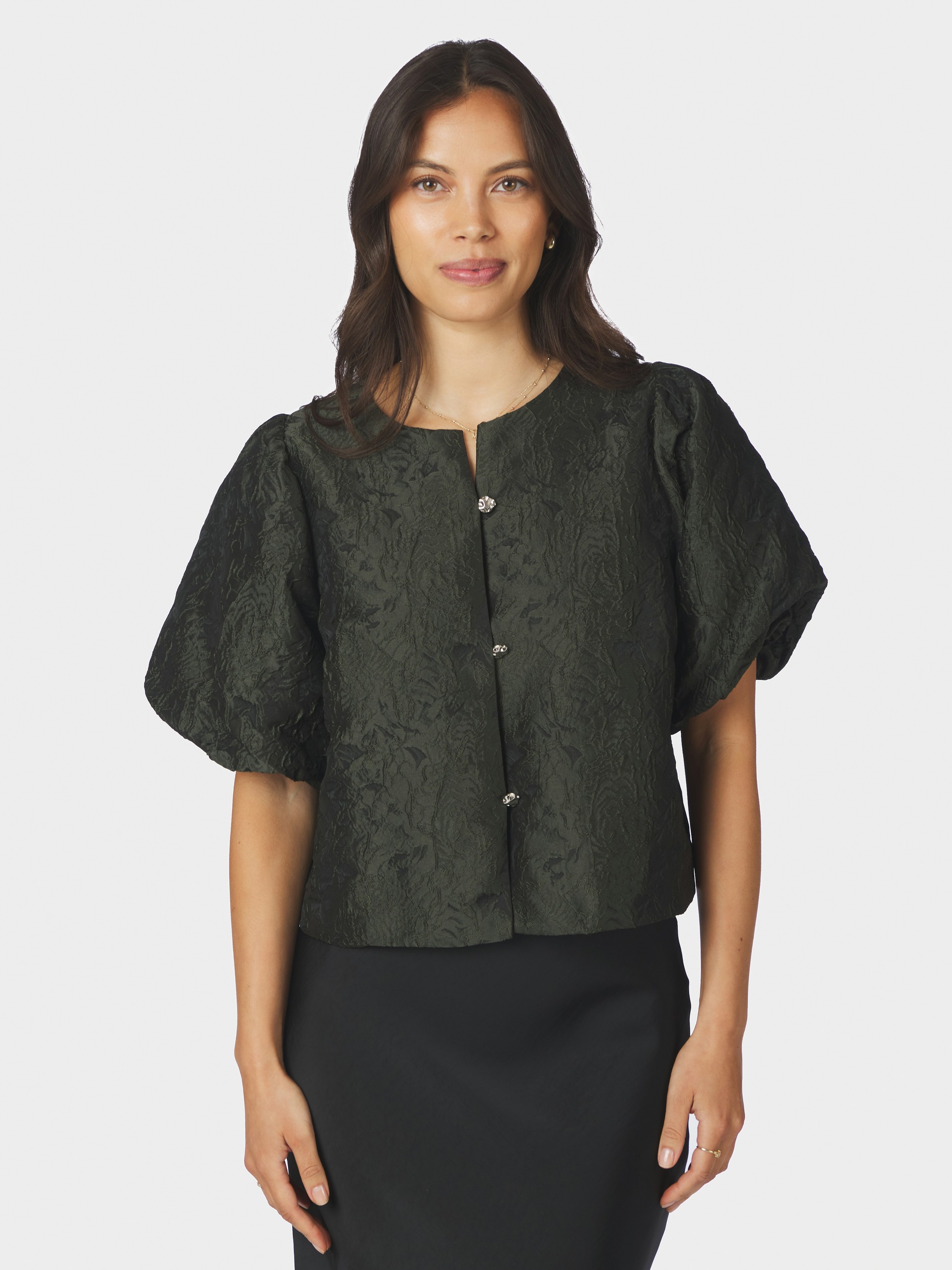 Aisa Brocade Blouse