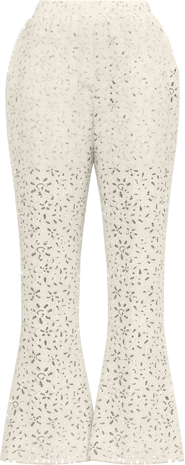 Slfkarola HW Flared Lace Pant B