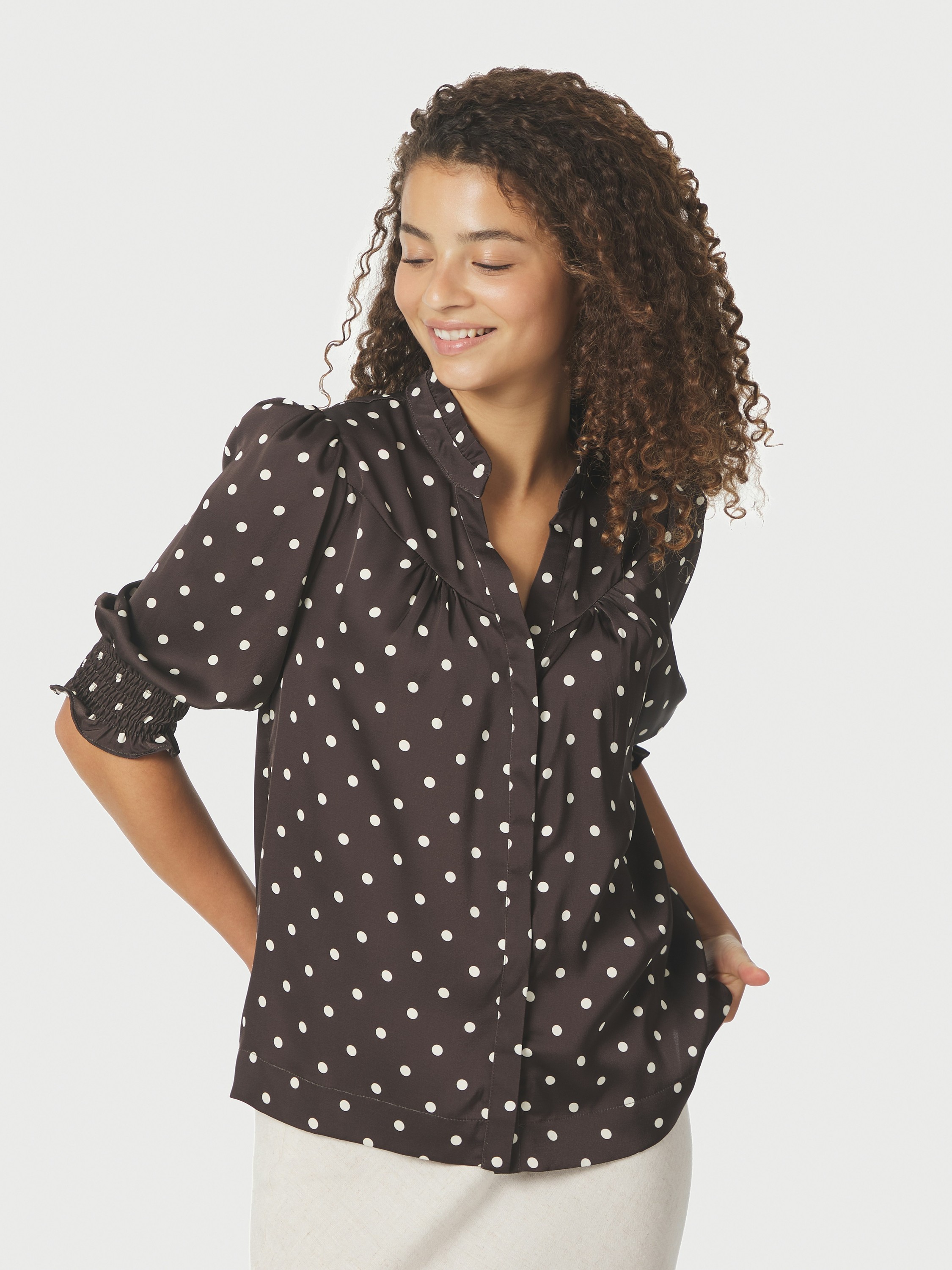 Diana Dot Blouse