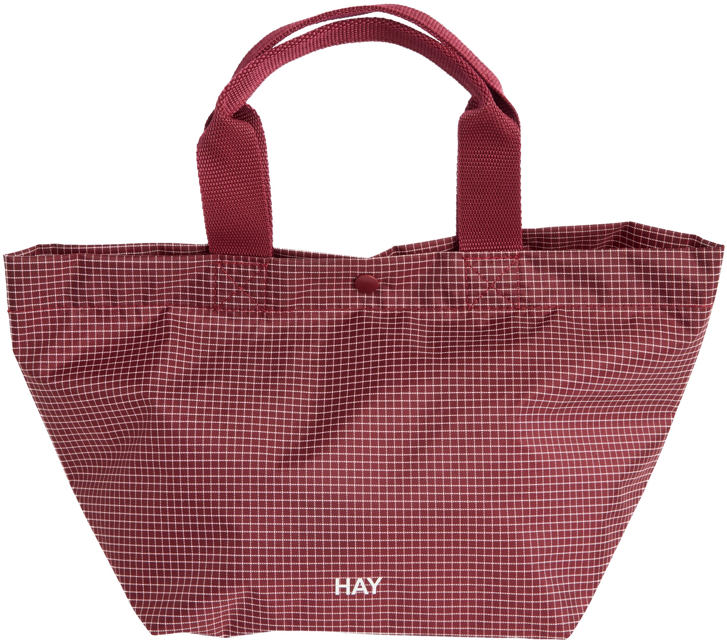 Grid Everyday Bagmini-burgundy