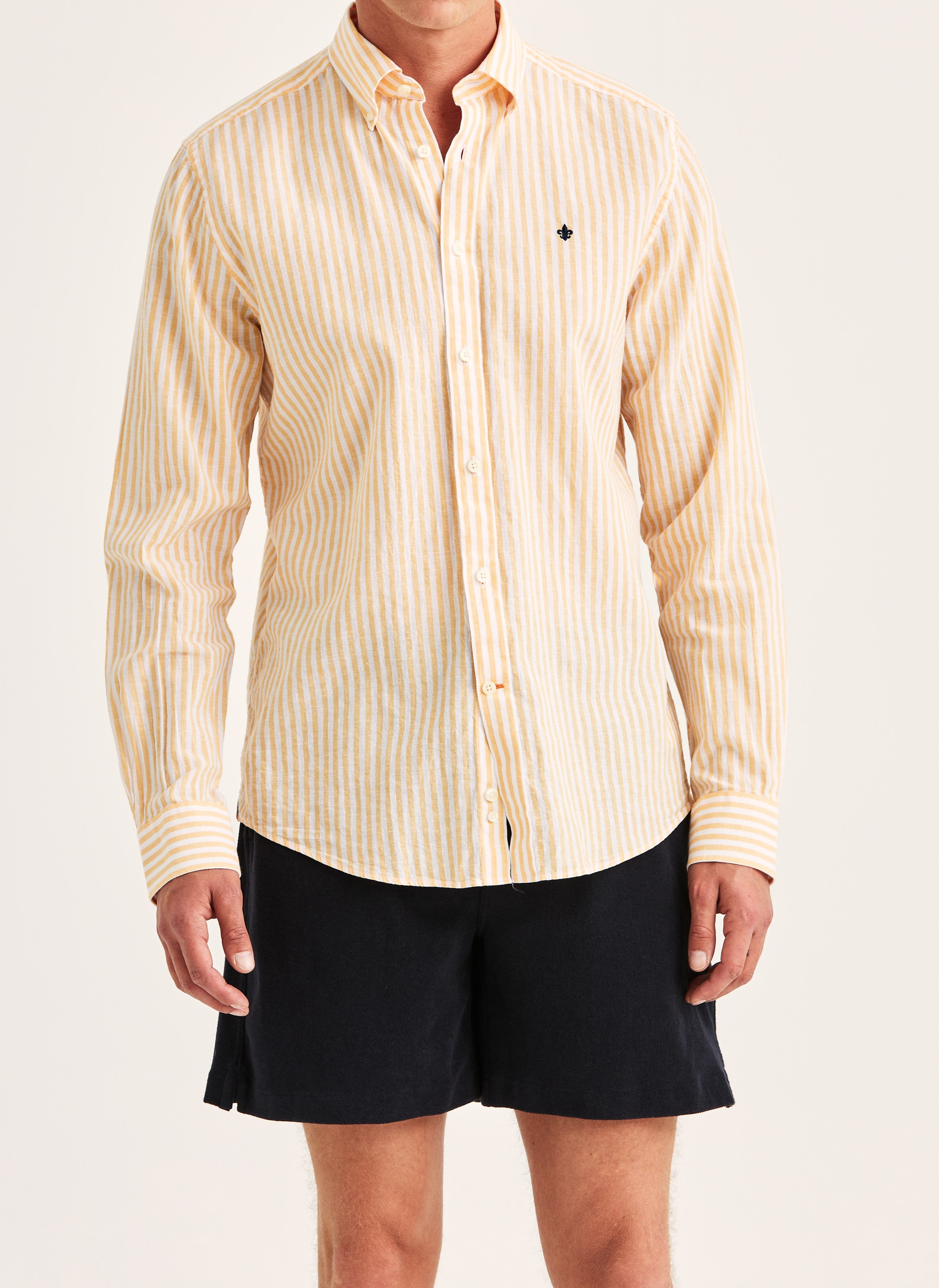 Douglas Linen Stripe Shirtclassic Fit