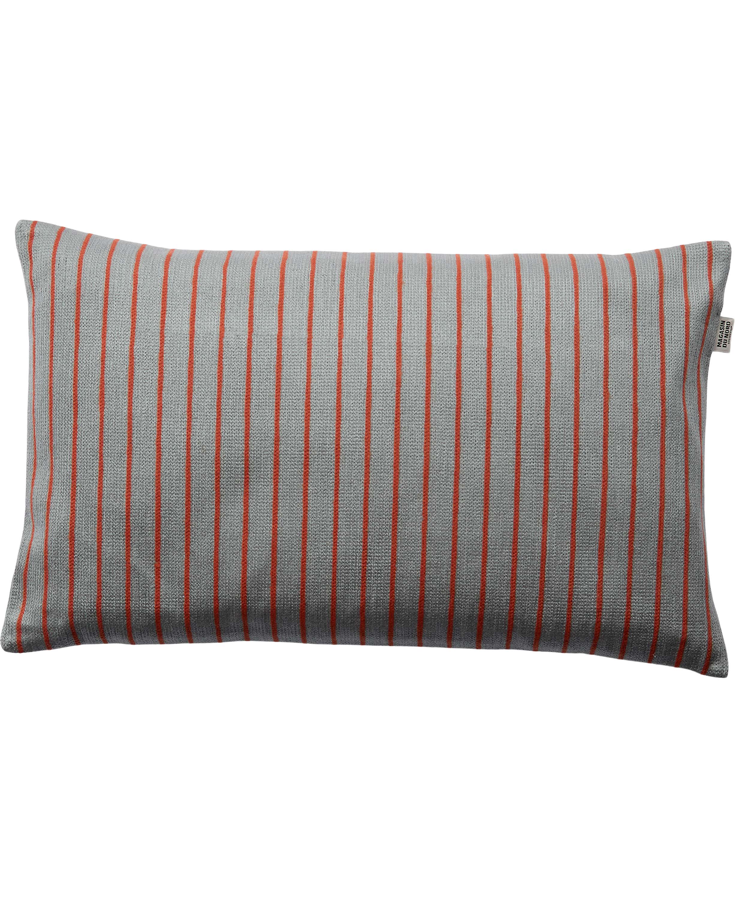 Stripe/lysegråorange, Pyntepude