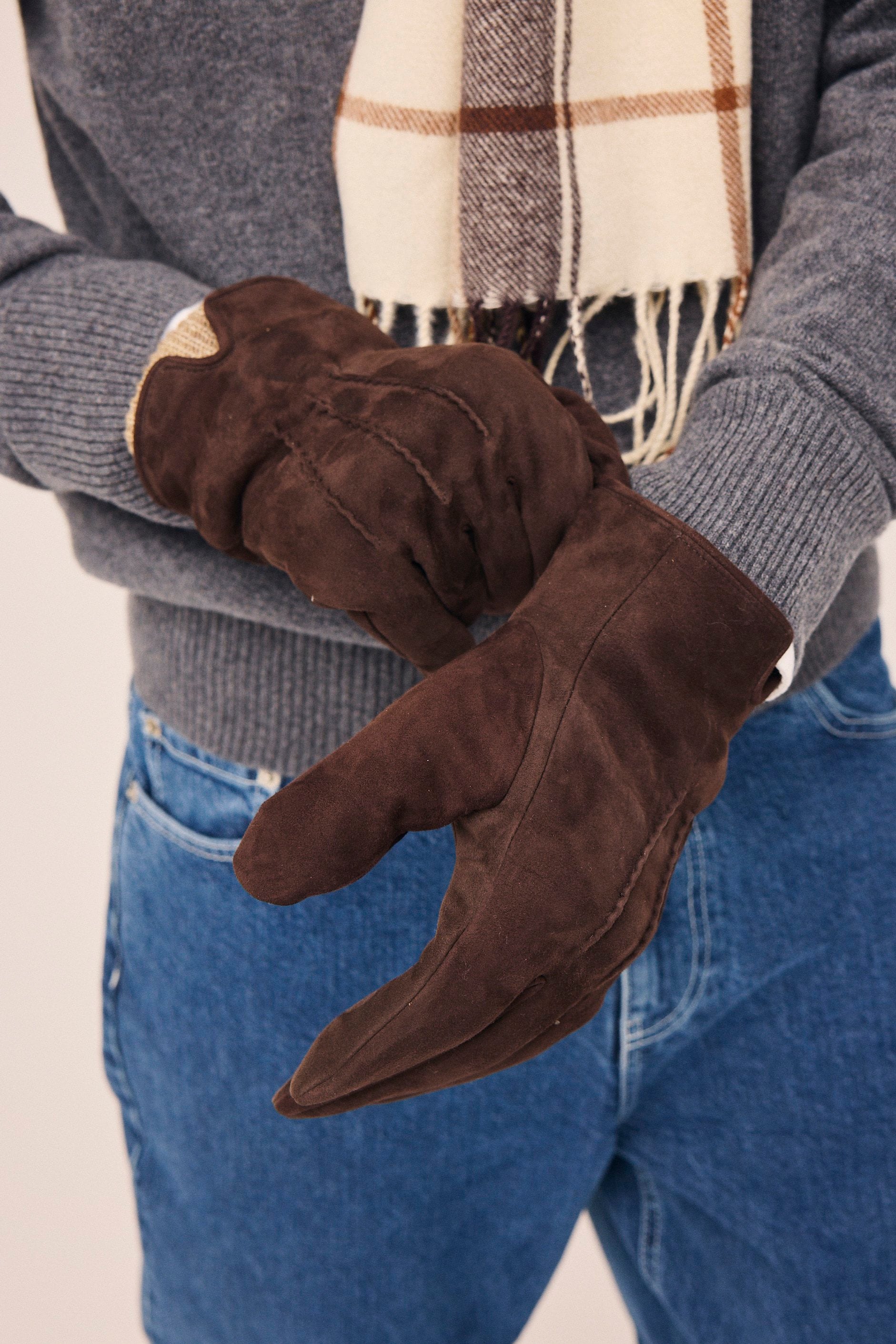 Matheo 2 LWG Sheep Suede og Wool mix Gloves
