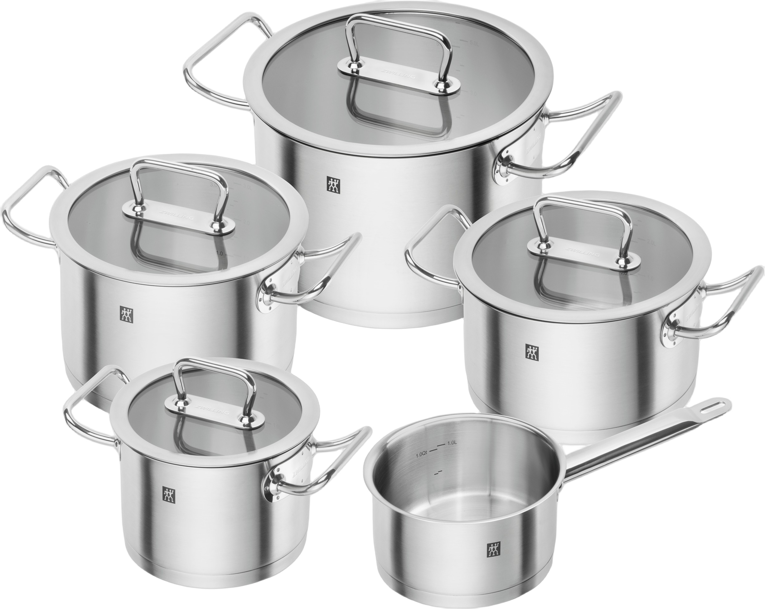 Pro GrydesÃ¦t 5dele, 18/10 Rustfrit StÃ¥l