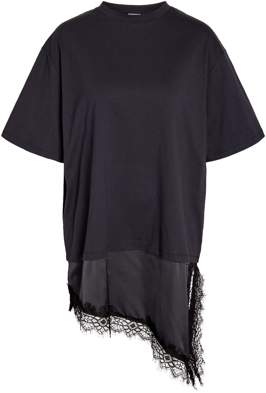 Nmfilla S/S Oversize Satin Lace TS - Køb til DKK 120 - Spar 60%