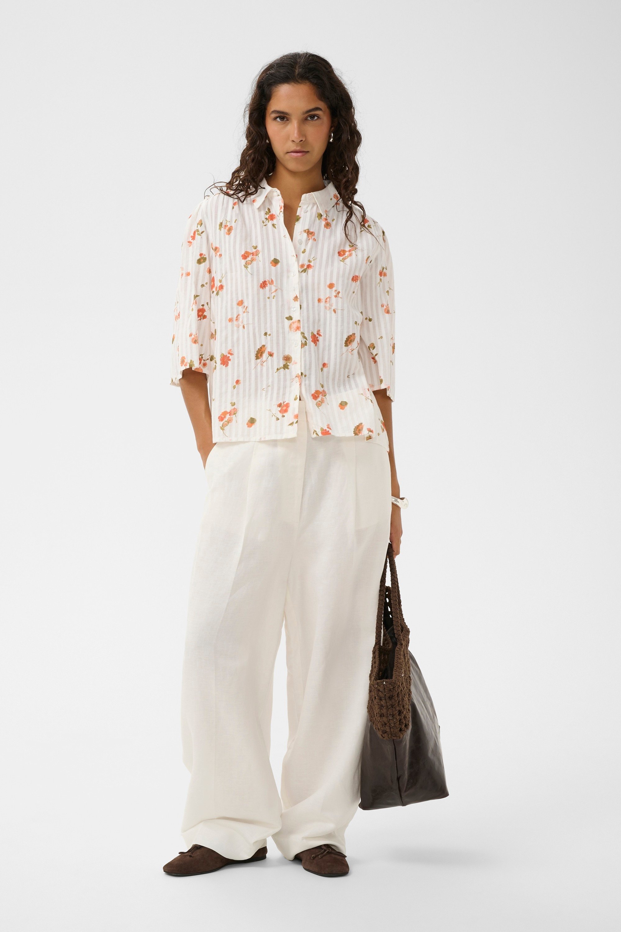 Slbianca Printed Shirt SS