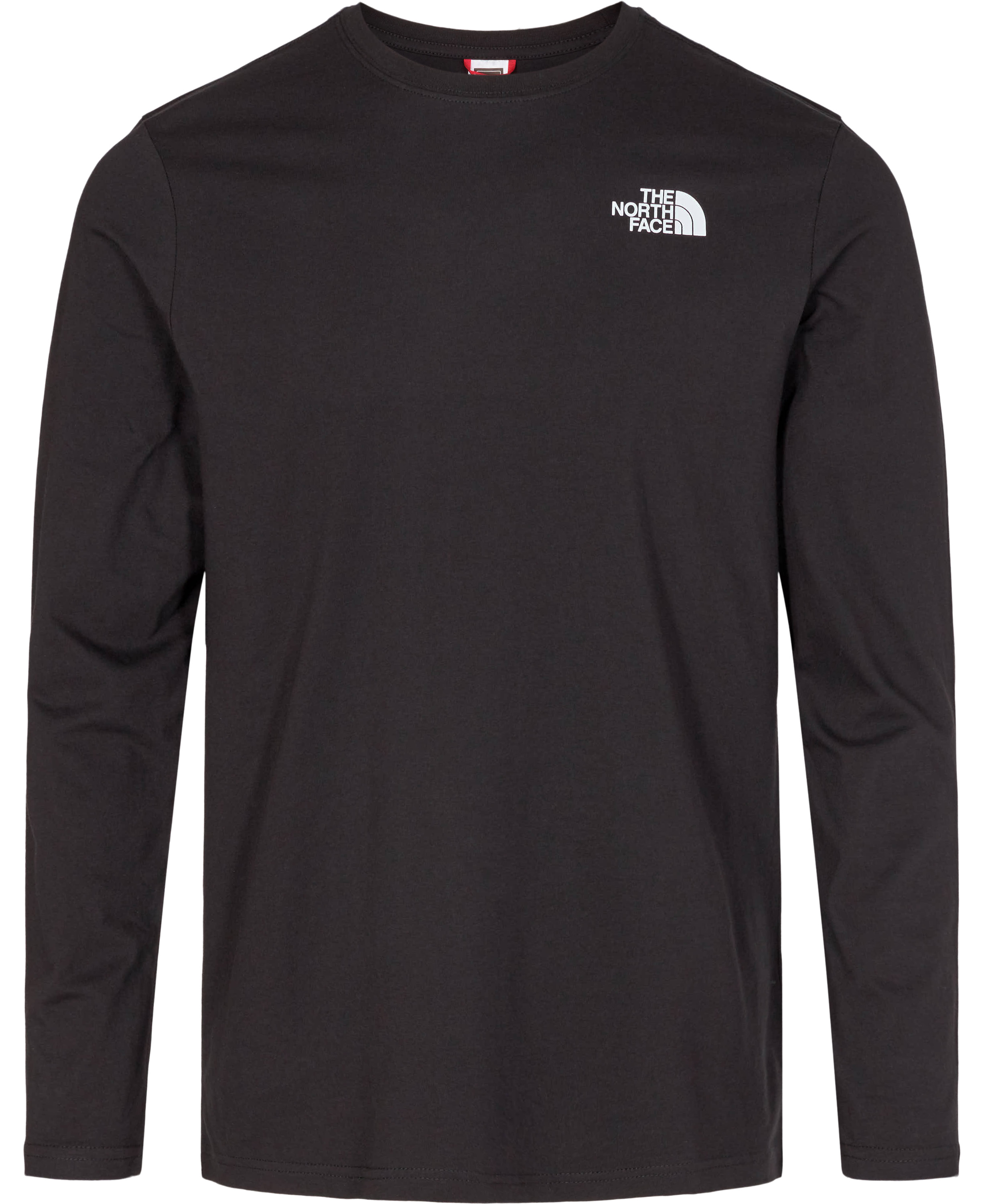 M L/S RED BOX TEE EU TNF Black