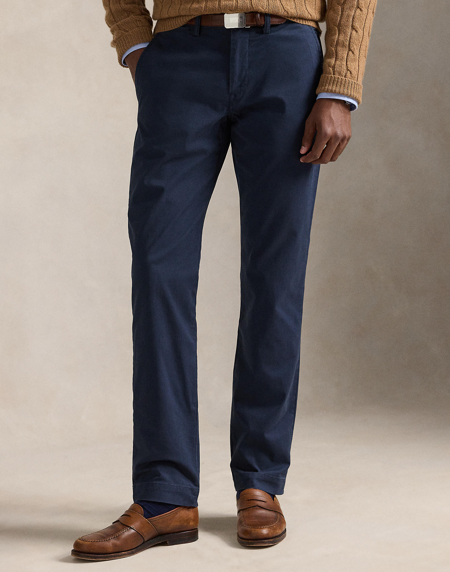 Stretch Straight Fit Washed Chino Pant - Køb til DKK 977 - Spar 30%
