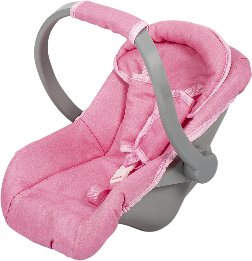 Autostol Til Dukke Pink