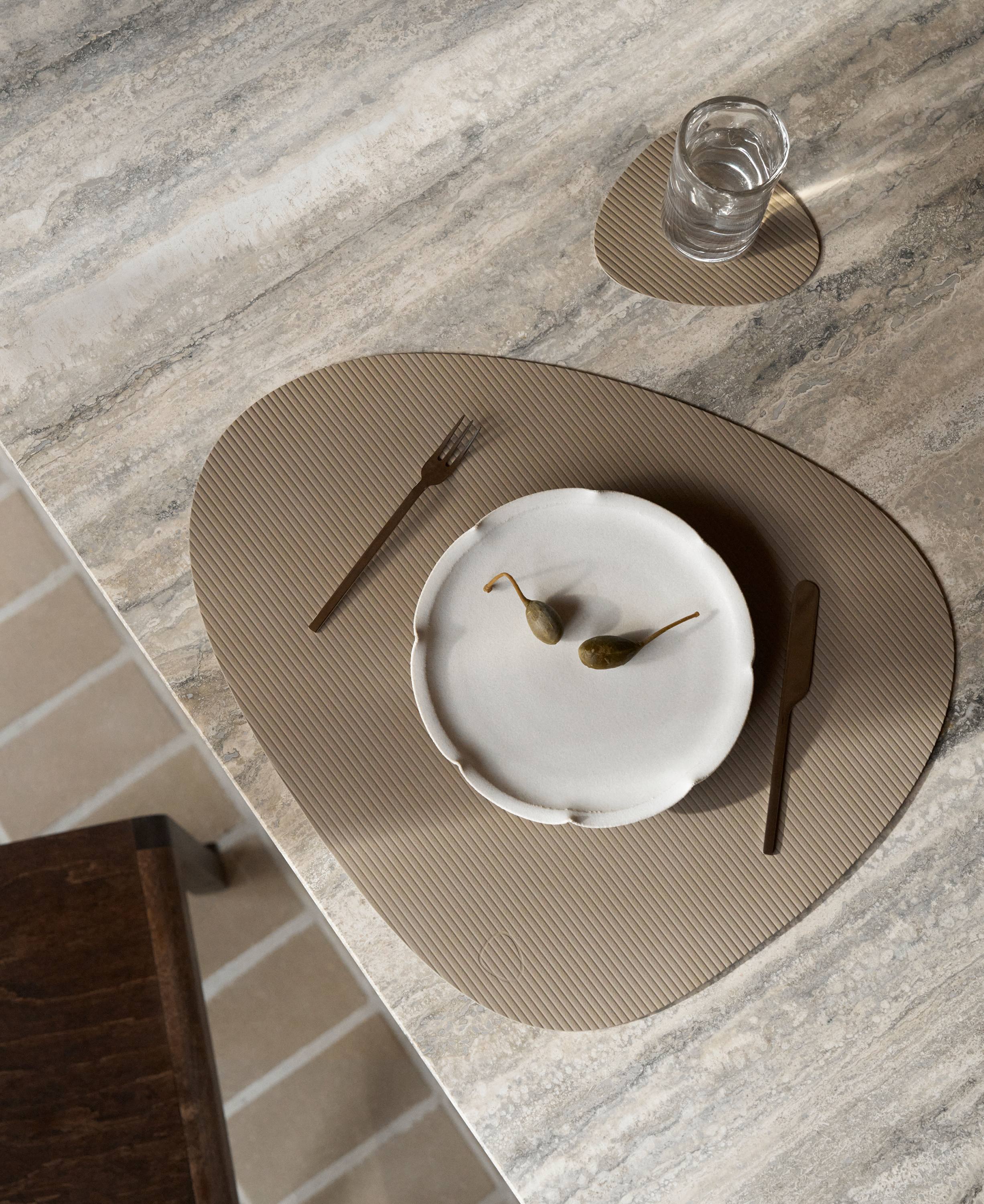 Table Mat Curve L Corduroy